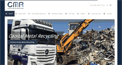 Desktop Screenshot of capitalmetalrecycling.co.uk